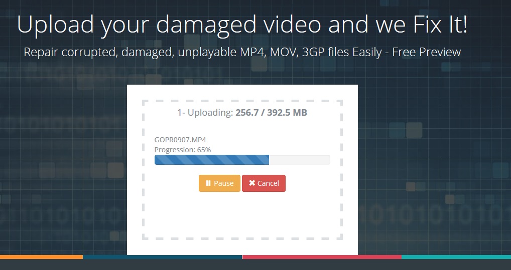 how to repair MP4 MOV video files
