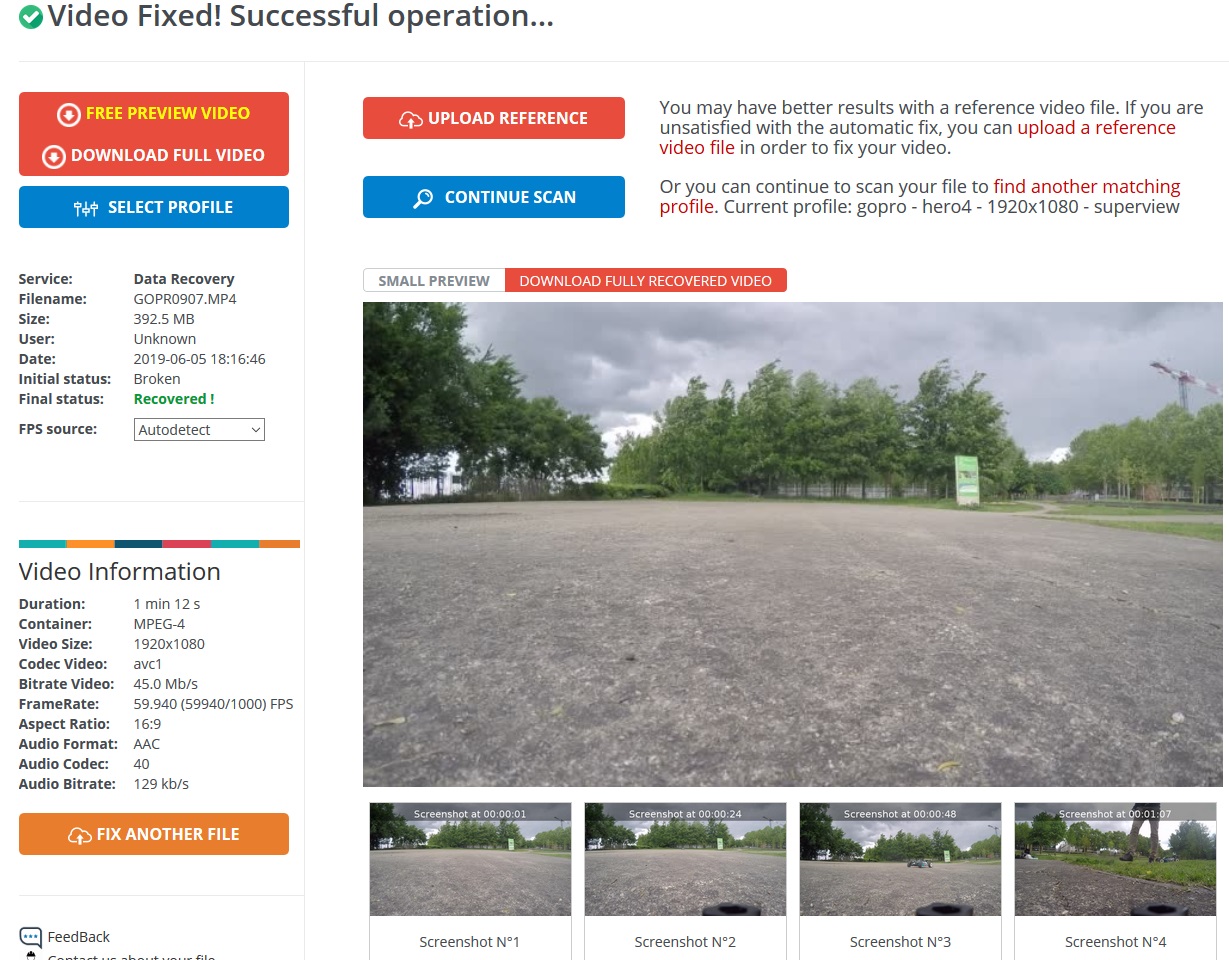 GoPro MP4 Repair Fix.Video